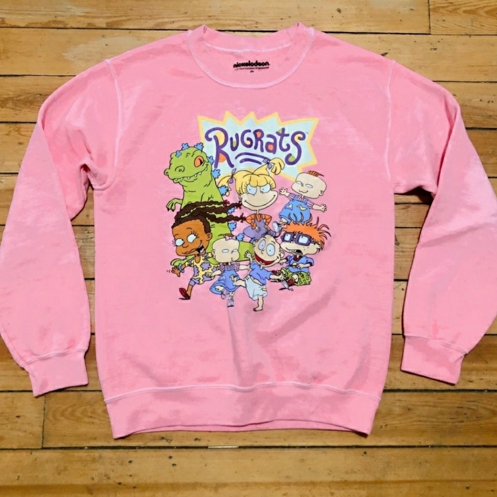 Nickelodeon Hot pink Rugrats sweatshirt